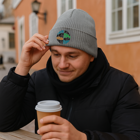 Biedro Industries Organic ribbed beanie